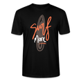 Surf more Männer Bio-T-Shirt - Schwarz